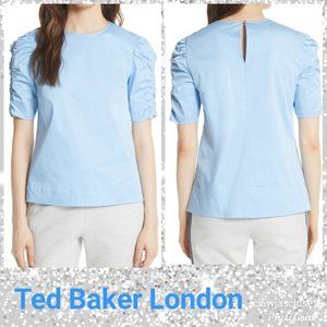 Ted Baker Ruched Sleeve Blouse
